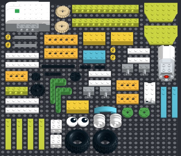 Инструкция из 63 деталей модели Неуклюжая утка для Lego WeDo 2.0