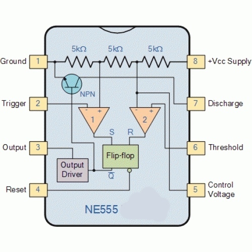 Микросхема NE555 на практике
