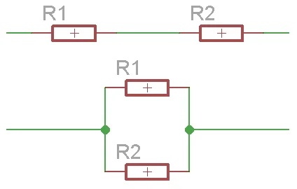 Способы подключения резисторов