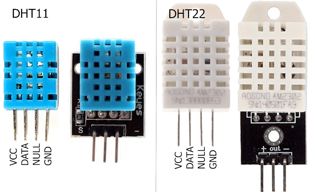 DHT11 и DHT22 с Arduino