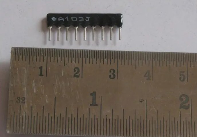 Размер сетевого резистора
