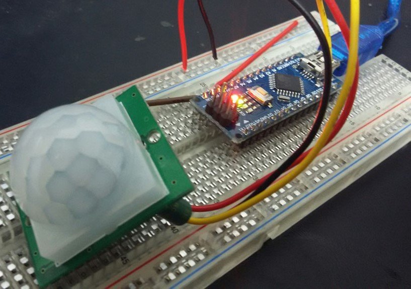 Датчик движения HC-SR501 и Arduino нано