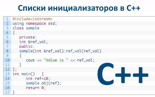 Списки инициализаторов в C++