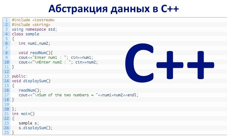 Абстракция в C++